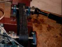 Belt drive, used to gain height in boatman’s cabin. CLICK for a bigger picture