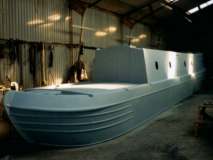 Tug style bow, shown in primer.