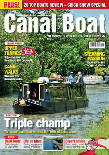 Cover of Canal Boat magazine, August 2106