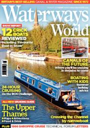 Cover of Waterways World magazine, August 2106